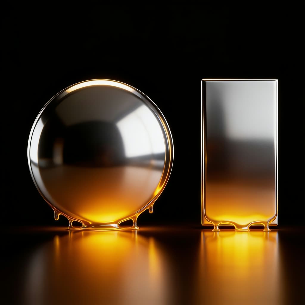 The zeroto1 mark rendered in molten chrome