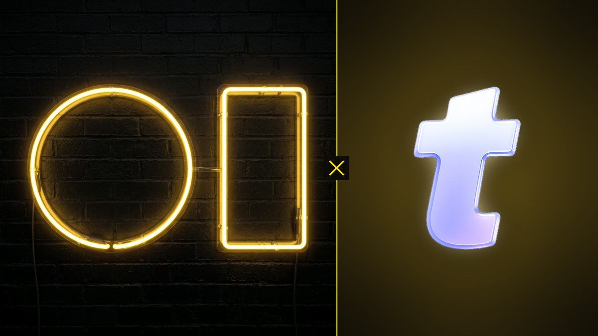 The zeroto1 mark as a neon sign beside the Trybe mark on a film plate: the cover of the Trybe playbook